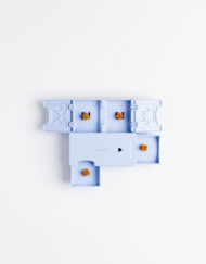 Bunny met open laatjes en klepjes