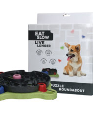 Roundabout van Eat Slow live Longer met doos