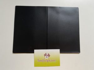 Hoesje voor dierenpaspoort voor honden, katten en knaagdieren in het zwart