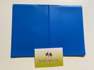Hoesje voor dierenpaspoort voor honden, katten en knaagdieren in donker blauw