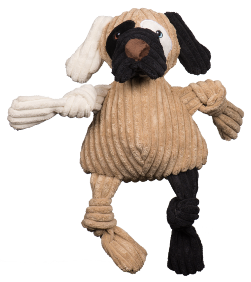 knottie hond hugglehounds maat L bruin, creme, zwart