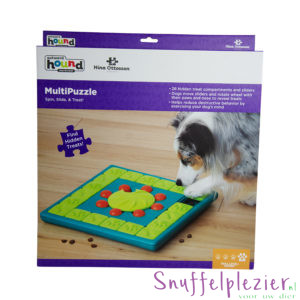 Multipuzzle Nina Ottosson level 4 spel blauw en groen