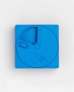 Puzzel draaischijf in het blauw