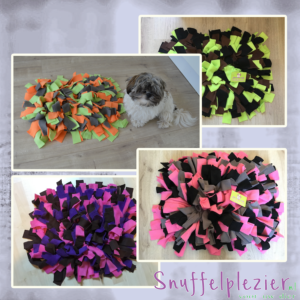 Snuffelkussen M met Teddy en verschillende kleurencombinaties