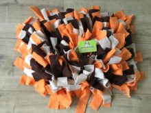 Snuffelkussen M Oranje-Bruin-Creme