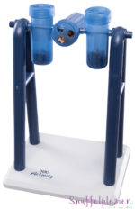 Turn around van Trixie stellage met 3 blauwe buisjes