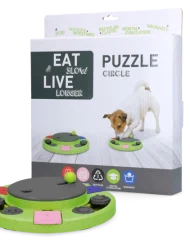 Circle van Eat slow live longer met doos