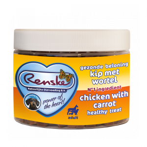 Renske beloningssnoepjes kip met wortel 300gr