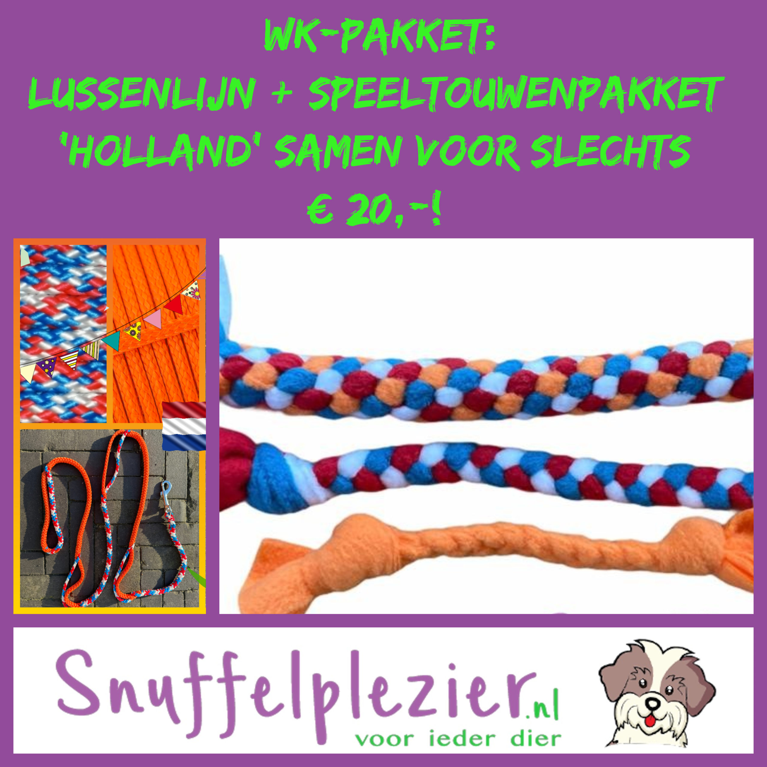 Holland Pakket: lussenlijn Holland + speeltouwenpakket Holland
